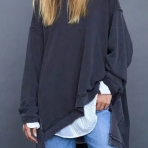 FREE PEOPLE Iggy Oversized Sweatshirt - Picture 6 of 9
